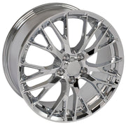 Set(4) 19x8.5 &amp; 20x10 CV22C Chrome - 5x120.65 +56ET
