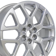 Set(4) 20x8 CV23 Gloss Silver - 6x120 +50ET