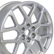 Set(4) 20x8 CV23 Gloss Silver - 6x120 +50ET