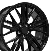 Set(4) 20x8.5 CV25 Gloss Black - 5x120 +25ET