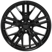 OE Wheels CV25 20x8.5 / 20x9.5 5x120 Gloss Black Staggered Wheel SET
