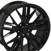 OE Wheels CV25 20x8.5 / 20x9.5 5x120 Gloss Black Staggered Wheel SET