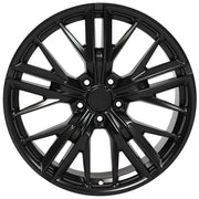 Set(4) 20x8.5 CV25 Satin Black - 5x120 +35ET with 245/45r20 Sailun Atrezzo SVA2 Tires &amp; TPMS