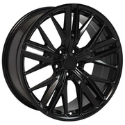 Set(4) 20x8.5 &amp; 20x9.5 CV25 Satin Black - 5x120 +35ET with 245/45r20 &amp; 275/40r20 Sailun Atrezzo SVA2 Tires &amp; TPMS