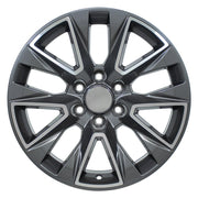 Set(4) 20x9 CV26 Gloss Gunmetal Machined - 6x139.7 +28ET with 275/55r20 Goodyear Eagle LS2 Tires