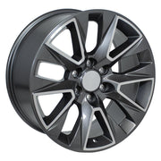 Set(4) 20x9 CV26 Gloss Gunmetal Machined - 6x139.7 +28ET with 275/55r20 Sailun TerraMax RT Tires