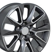 Set(4) 20x9 CV26 Gloss Gunmetal Machined - 6x139.7 +28ET