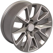OE Wheels CV26 20x9 6x139.7 28et Gloss Silver Machined Wheel SET