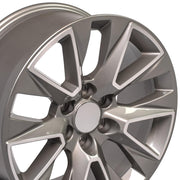 Set(4) 20x9 CV26 Gloss Silver Machined - 6x139.7 +28ET