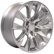 OE Wheels CV26 20x9 6x139.7 Polished Wheels 275-55-20 Bridgestone Dueler Alenza HL Plus Tires SET