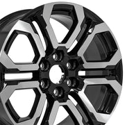 Set(4) 20x9 CV28 Gloss Black Machined - 6x139.7 +28ET