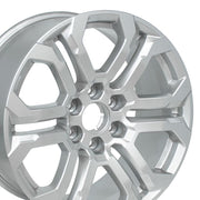 Set(4) 20x9 CV28 Gloss Silver - 6x139.7 +28ET