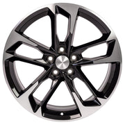 OE Wheels CV29 20x8.5 5x120 25et Gloss Black Machined Wheel SET