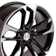 OE Wheels CV29 20x8.5 5x120 25et Gloss Black Machined Wheel SET