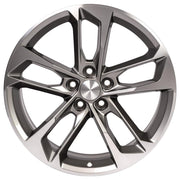 Set(4) 20x8.5 CV29 Gloss Gunmetal Machined - 5x120 +25ET with 245/45r20 Sailun Atrezzo SVA2 Tires &amp; TPMS