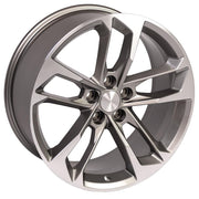 Set(4) 20x8.5 CV29 Gloss Gunmetal Machined - 5x120 +25ET