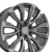 22x9 CV30B Gloss Gunmetal Machined - 6x139.7 +28ET