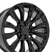 Set(4) 22x9 CV30B Gloss Black - 6x139.7 +28ET
