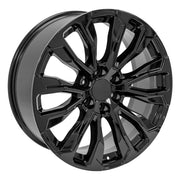 Set(4) 22x9 CV30B Gloss Black - 6x139.7 +28ET