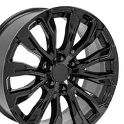 Set(4) 22x9 CV30B Gloss Black - 6x139.7 +28ET