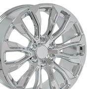 Set(4) 22x9 CV30B Chrome - 6x139.7 +28ET