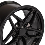 OE Wheels CV31 17x9.5 / 17x11 5x120.65 Gloss Black Staggered Wheel SET