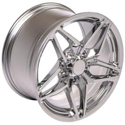 Set(4) 17x9.5 CV31 Chrome - 5x120.65 +56ET with 275/40r17 Toyo Extensa HP II Tires