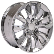 Set(4) 20x9 CV32 Chrome - 6x139.7 +28ET