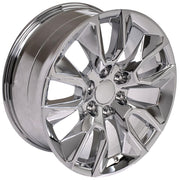 Set(4) 20x9 CV32 Chrome - 6x139.7 +28ET