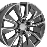 22x9 CV32 Gloss Gunmetal Machined - 6x139.7 +28ET