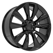 OE Wheels CV32 24x10 6x139.7 28et Gloss Black Wheel