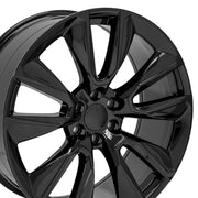 OE Wheels CV32 24x10 6x139.7 28et Gloss Black Wheel