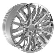 Set(4) 22x9 CV33 Chrome - 6x139.7 +28ET