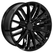 Set(4) 24x10 CV33 Gloss Black - 6x139.7 +28ET