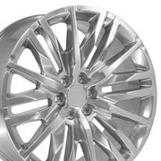 24" Replica Wheels fit GMC Sierra 1500 - CV33 Polished 24x10 Set