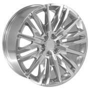 Set(4) 24x10 CV33 Polished - 6x139.7 +28ET with 295/35r24 Sailun Atrezzo SVR LX+ Tires