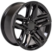 OE Wheels CV34 18x8.5 6x139.7 Gloss Black Wheels 275-65-18 Ironman All Country A/T2 Tires TPMS SET