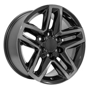 Set(4) 18x8.5 CV34B Gloss Black Machined with Tinted Clear - 6x139.7 +26ET with 275/65r18 Ironman All Country AT-X Tires &amp; TPMS