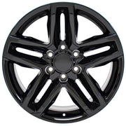 20" Replica Wheels fit Chevrolet Silverado 1500 - CV34B Gloss Black 20x9, Sailun Tires Set