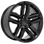 20" Replica Wheels fit Chevrolet Silverado 1500 - CV34B Gloss Black 20x9, Sailun Tires &amp; TPMS Set