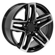 OE Wheels CV34 20x9 6x139.7 Gloss Black Machined Wheels 275-55-20 Ironman iMove GEN 2 SUV Tires SET