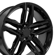 OE Wheels CV34B 22x9 6x139.7 26et Gloss Black Wheel SET