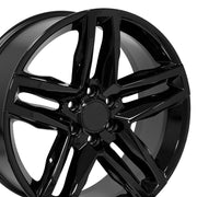 OE Wheels CV34B 22x9 6x139.7 26et Gloss Black Wheel SET