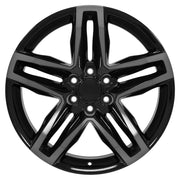 Set(4) 22x9 CV34 Gloss Black Machined with Tinted Clear - 6x139.7 +26ET with 285/45r22 TBB TS-37 AT Tires &amp; TPMS