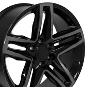 22x9 CV34B Gloss Black Machined with Tinted Clear - 6x139.7 +26ET