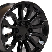 Set(4) 18x8.5 CV35 Gloss Black - 6x139.7 +26ET