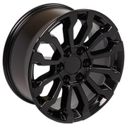 OE Wheels CV35 18x8.5 6x139.7 26et Gloss Black Wheel SET