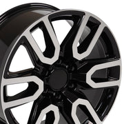 20x9 CV36 Gloss Black Machined - 6x139.7 +28ET