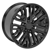 Set(4) 20x9 CV37 Gloss Black - 6x139.7 +28ET with 275/55r20 Sailun TerraMax RT Tires