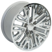 Set(4) 20x9 CV37 Chrome - 6x139.7 +28ET